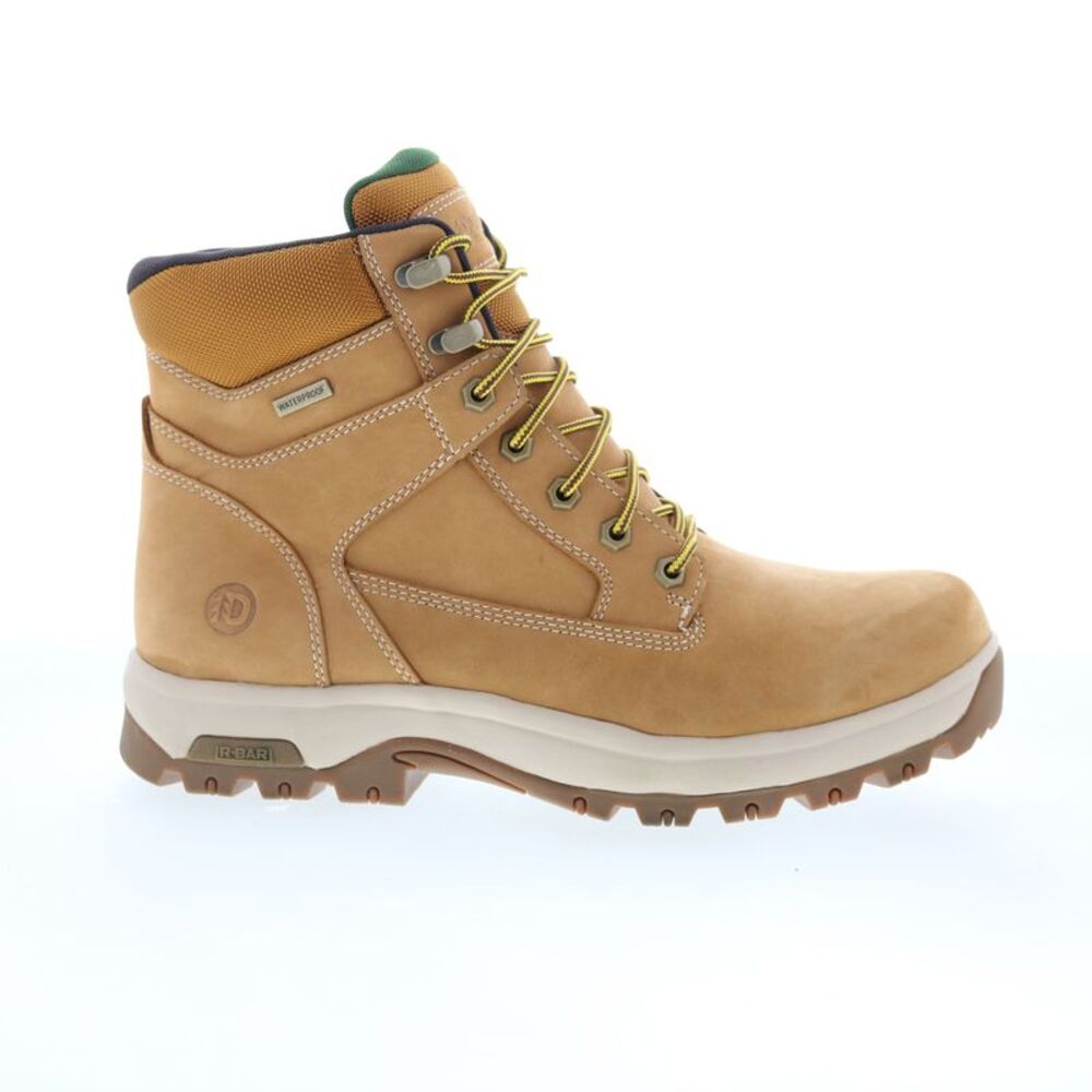 Dunham Mens 8000 Works Waterproof Safety 6" Plain Toe Boot Brown Boots (NWT)